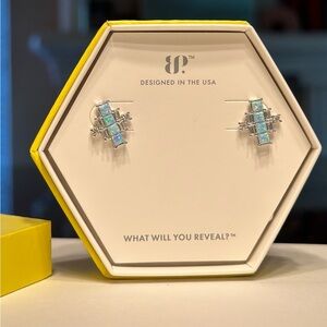 Bomb Party Earrings - Fire Opal